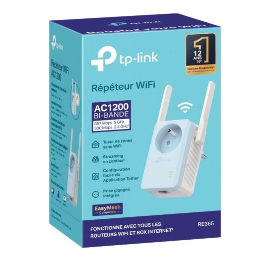 TP LINK R365 WiFi repeater - WIFI AC 1200