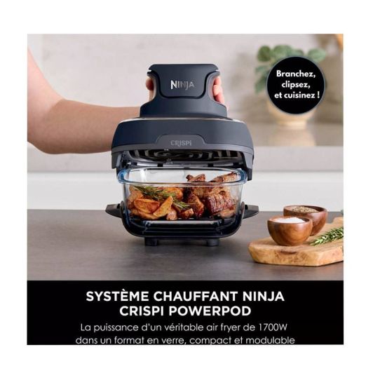 Friteuse à air portatif NINJA Crispi 4 en 1 