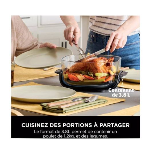 Friteuse à air portatif NINJA Crispi 4 en 1 