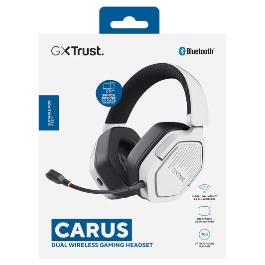 Gaming-headset TRUST Carus voor PS5 Wit