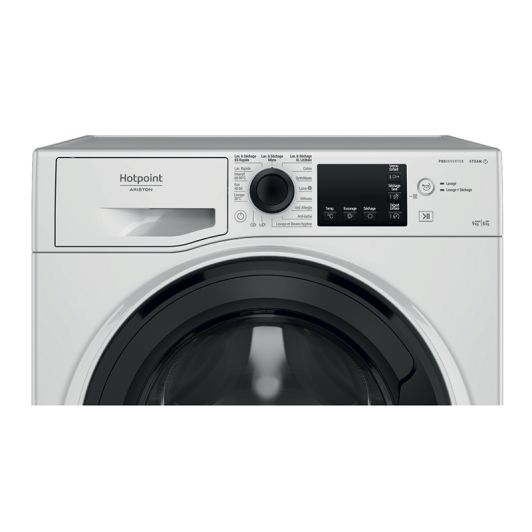 Lave-linge séchant 9 kg / 6 kg HOTPOINT NDB964489WKAFR