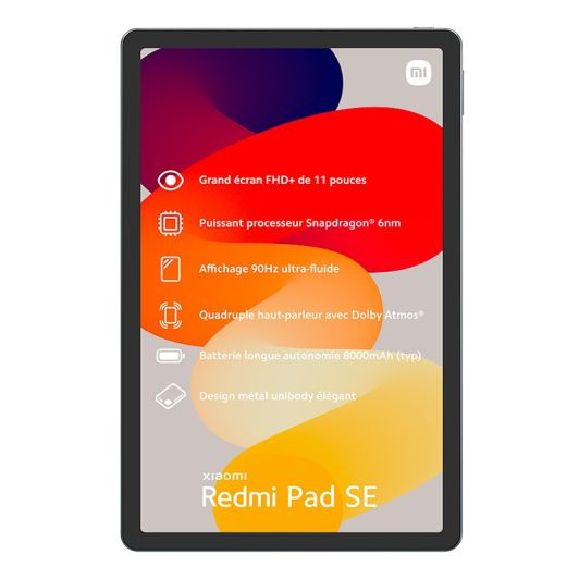 Tablette XIAOMI Redmi PadSE 128Go noir