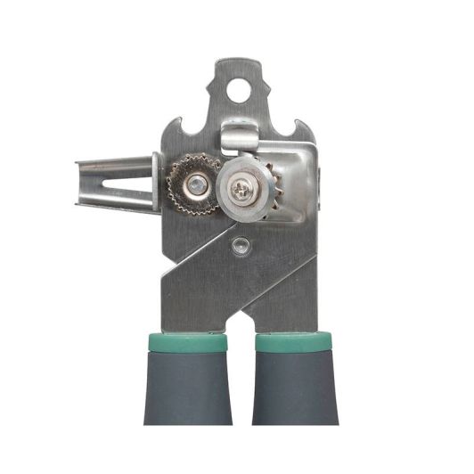 Blikopener roestvrij staal met antislip handvat