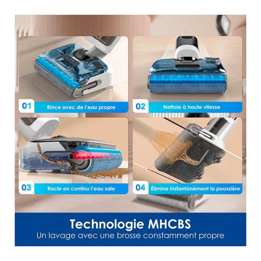 Aspirateur laveur TINECO FLOOR ONE S6 STRETCH EXTREME