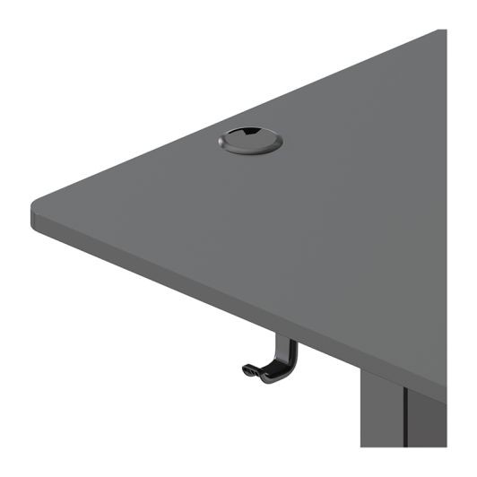 Bureau gaming EDENWOOD BB120 motorisé noir