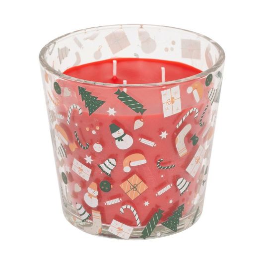 Kaarsen met 3 lonten 500 g Kerst