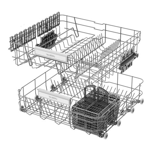 Lave-vaisselle 60 cm VALBERG 14S42 A XAD180C (INOX) 