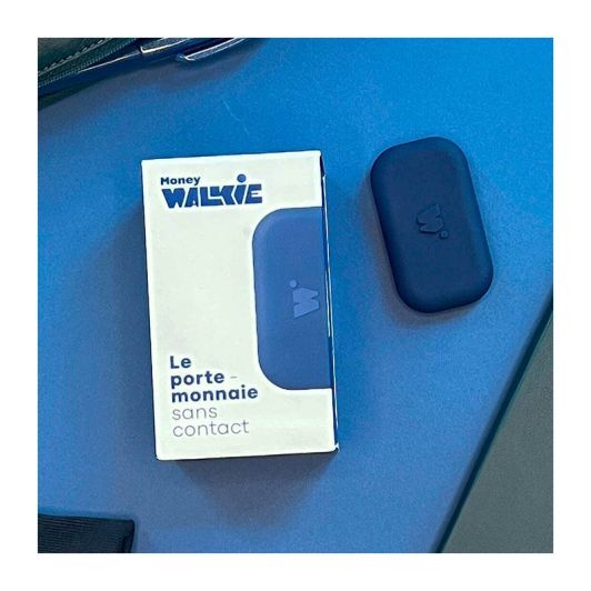 Terminal MONEY WALKIE portemonnee zonder contact - Blauw