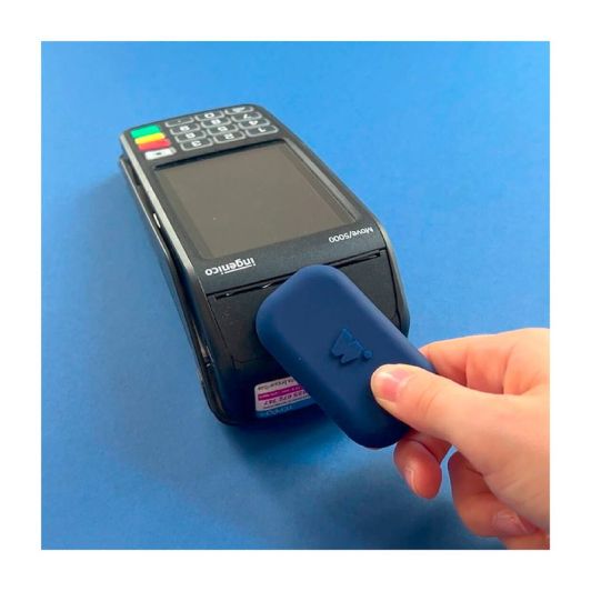 Terminal MONEY WALKIE portemonnee zonder contact - Blauw