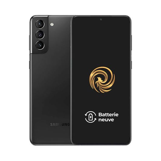 Smartphone SAMSUNG S21 128 Go Noir reconditionné Grade A+