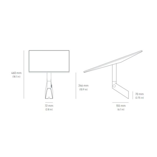 STARLINK Standaard muurbeugel