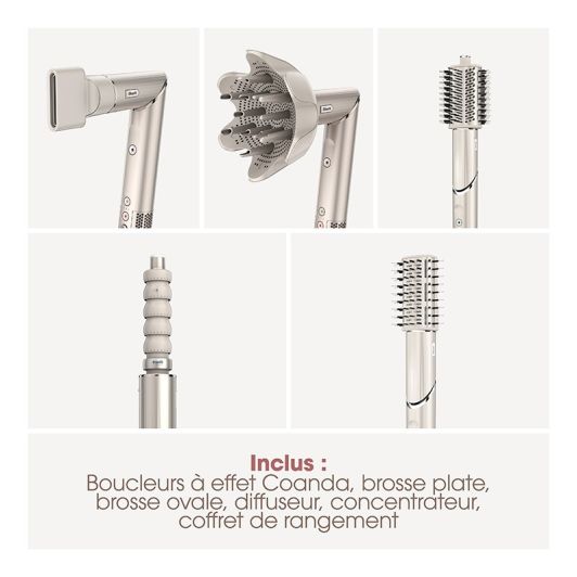 Brosse soufflante SHARK FlexStyle HD446SLEU 5en1