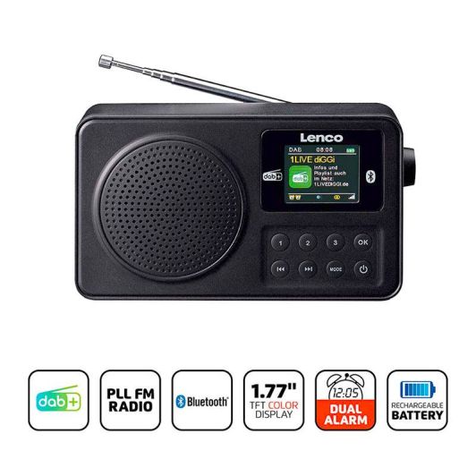 Radio LENCO PDR-033BK