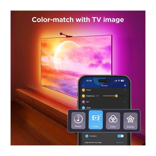 Ruban LED GOVEE TV Backlight Netflix 55