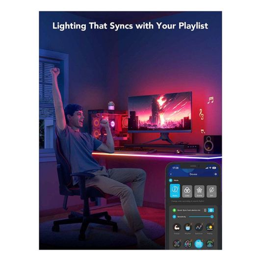 Ruban LED GOVEE Neon Gaming Table Light