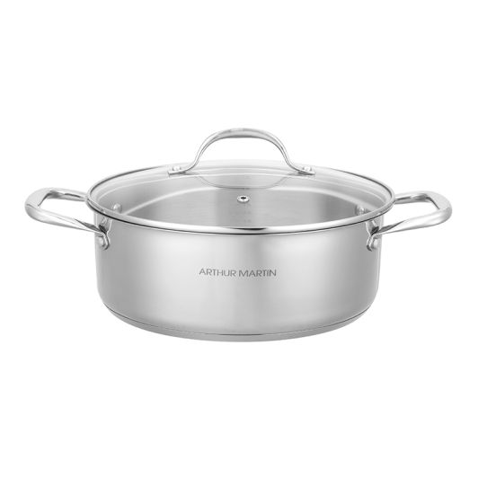 Kookpot ARTHUR MARTIN sautépan 38 cm roestvrij staal