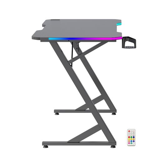 Gaming bureau EDENWOOD BG120 LED Zwart