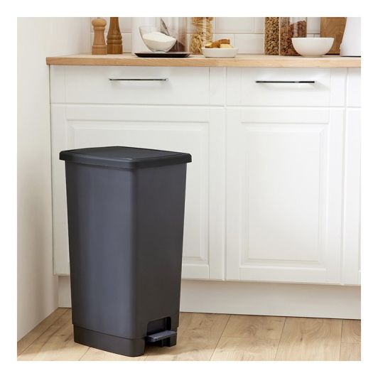 Vuilnisbak Flat Bin 40L zwart