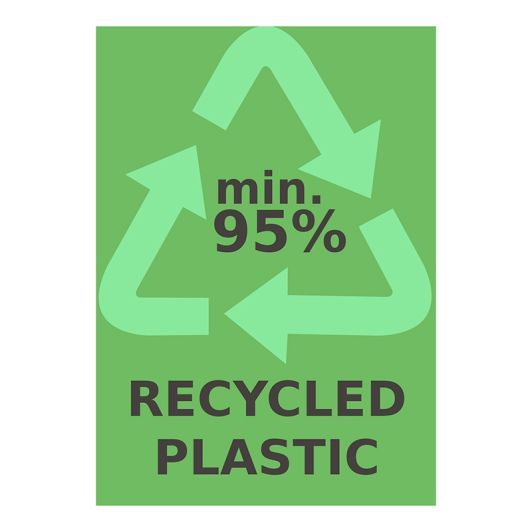 Vuilnisbak Flat Bin 40L zwart