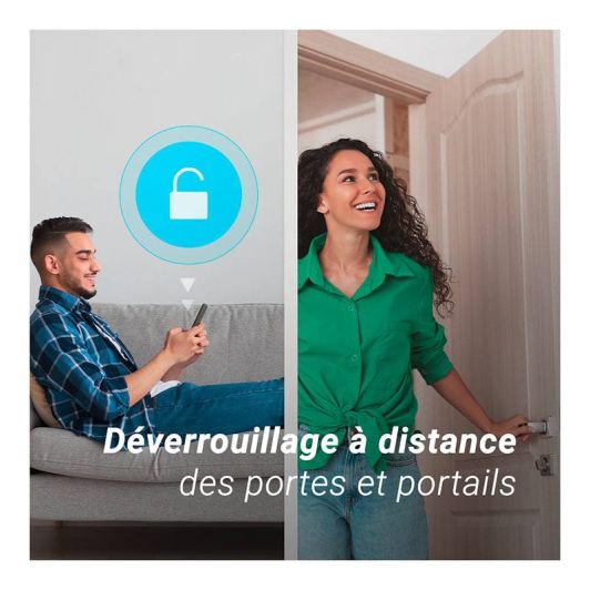 EZVIZ FHD HP5 verbonden videointercom pakket met touchscreen + 4 badges