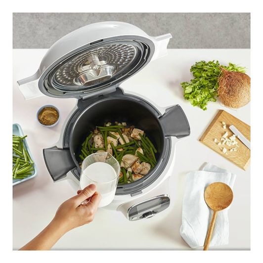 Cookeo MOULINEX CE85XAF0 BLANC + Couvercle Extra crisp