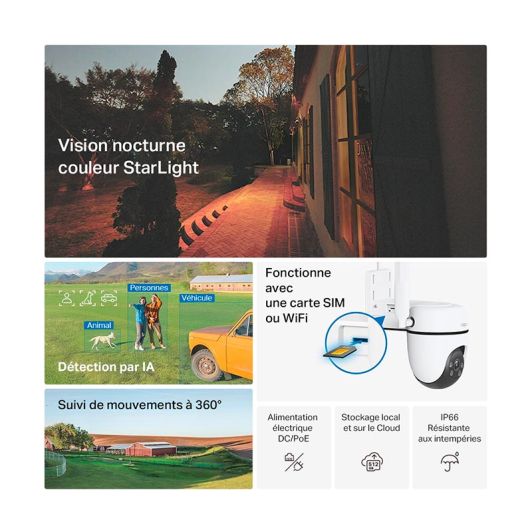 Veiligheidscamera TAPO TC40GW 4G