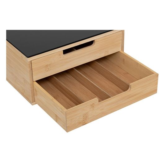 Koffiecapsulehouder met twee lades