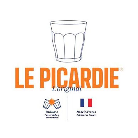 Set van 6 DURALEX Picardie drinkglazen – grijs – 36 cl