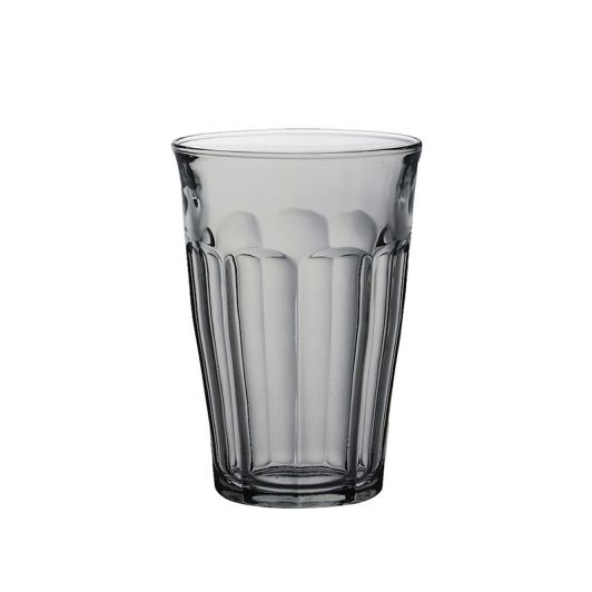 Set van 6 DURALEX Picardie drinkglazen – grijs – 36 cl