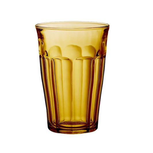 6 verres DURALEX Picardie vermeil 36cl