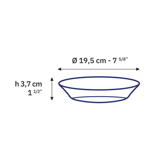 Schaaltje DURALEX Lys groen – diameter 19,5 cm