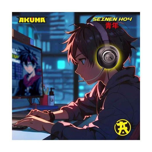 Gaming headset AKUMA SEINEN H04 ZWART