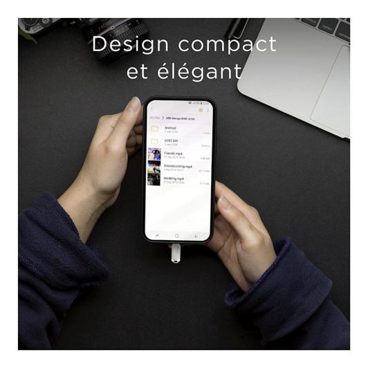 Clé USB INTEGRAL OTG 64Go 360-C métal