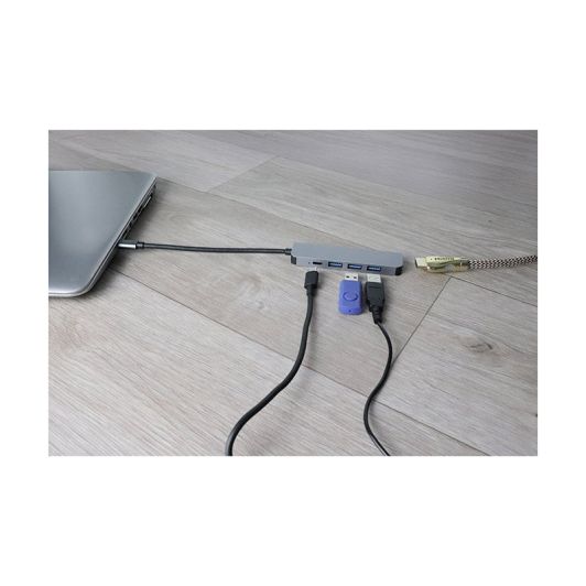 USB-C HUB 5-in-1 - Multifunctionele Adapter met HDMI, USB, SD & Snelladen