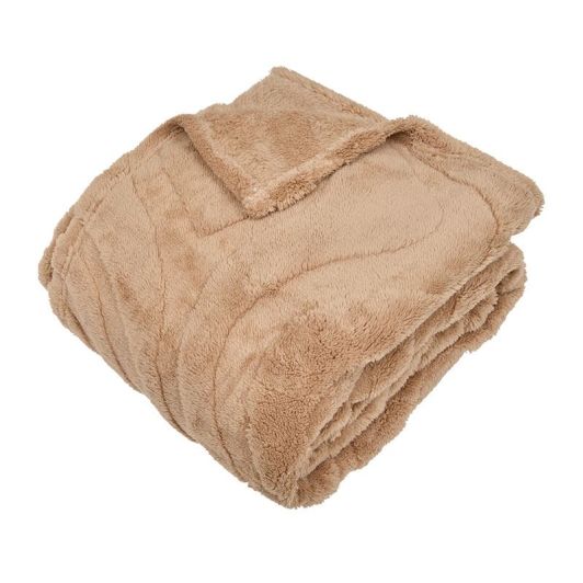 Plaid microfibre jacquard 130x170cm