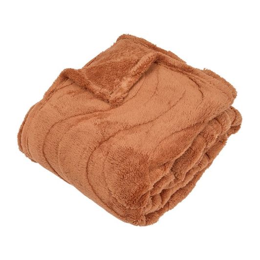 Plaid microfibre jacquard 130x170cm