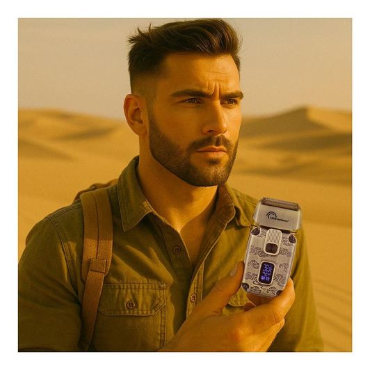 Scheerapparaat met scheerblad LITTLE BALANCE SAHARA EXPLORER goud