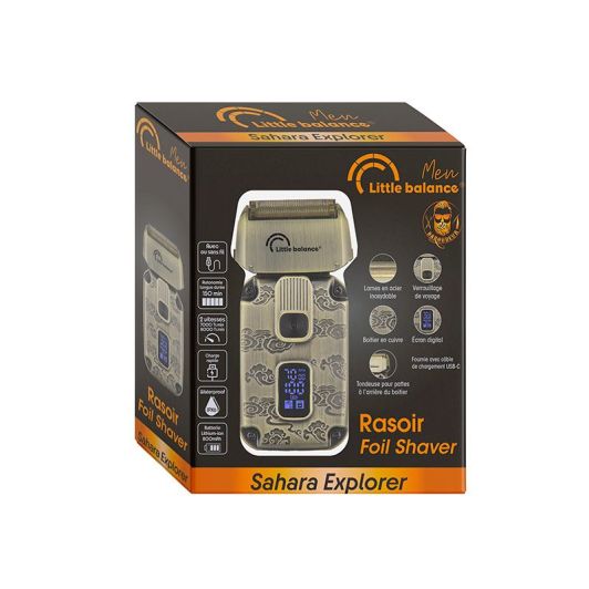Scheerapparaat met scheerblad LITTLE BALANCE SAHARA EXPLORER goud