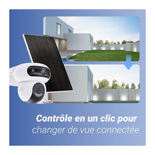 Caméra EZVIZ PACK HB90 + Panneau solaire 8W
