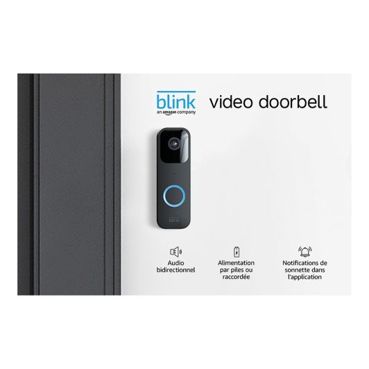 Deurbel WIFI Blink zwart