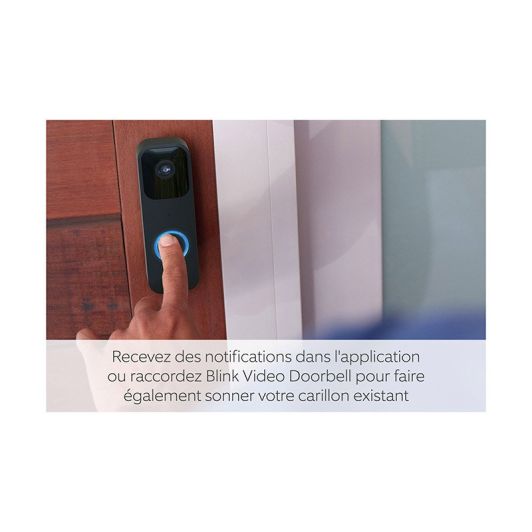 Deurbel WIFI Blink zwart