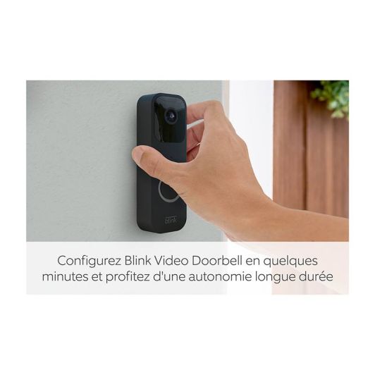 Deurbel WIFI Blink zwart
