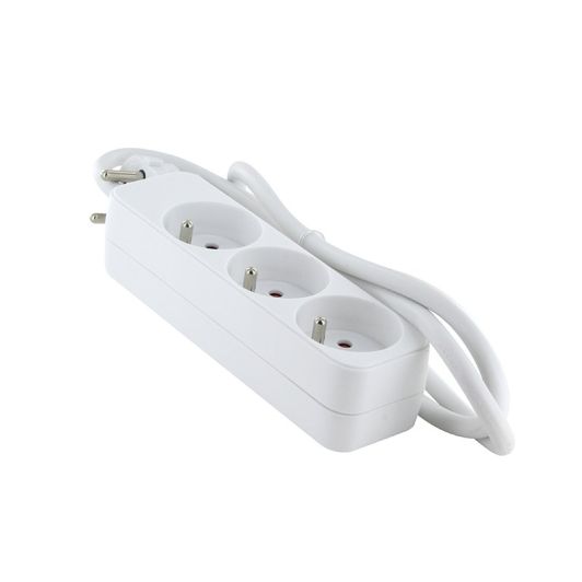 Multiprise CHACON 1m blanc