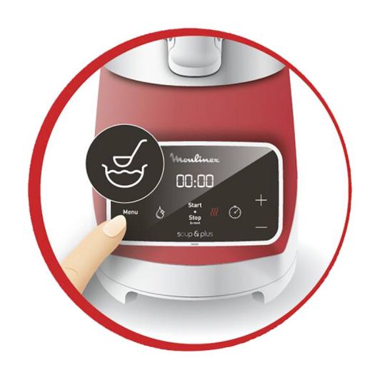 Soepmaker MOULINEX LM924500 rood