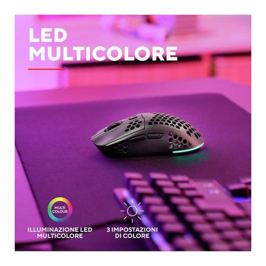 Gaming muis TRUST HELOX zwart