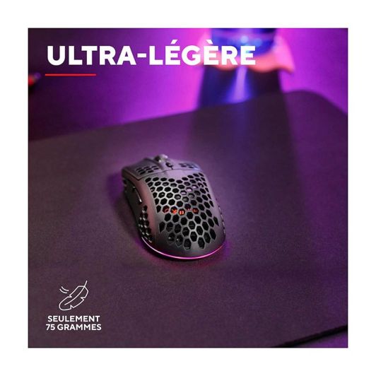 Souris gaming TRUST HELOX sans fil Noir 4800Dpi ultra légère
