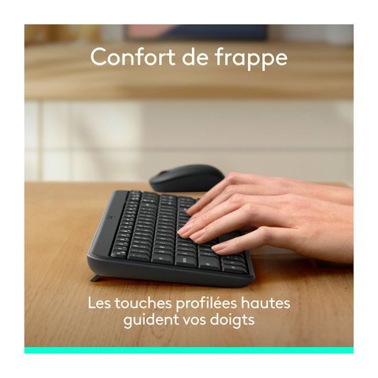 Pack toetsenbord + draadloze muis LOGITECH MK250