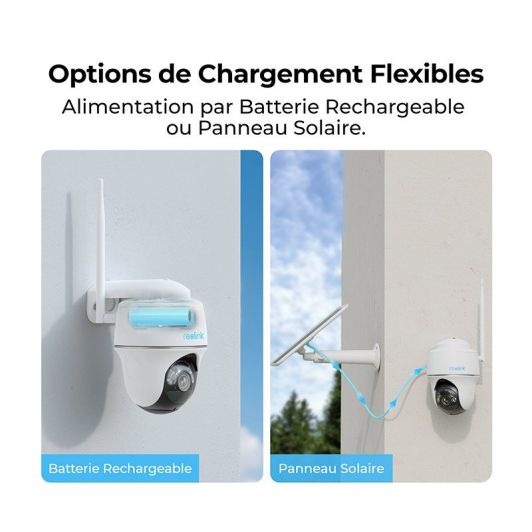 Pack caméra de surveillance REOLINK PACK B420 + panneau solaire