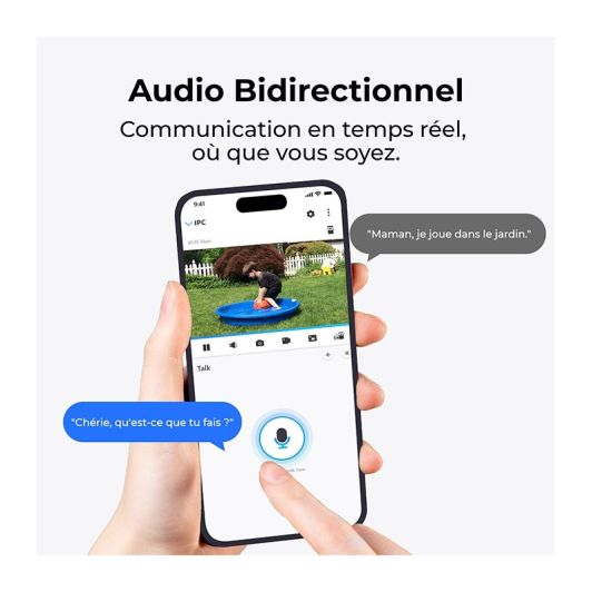 Pack caméra de surveillance REOLINK PACK B420 + panneau solaire