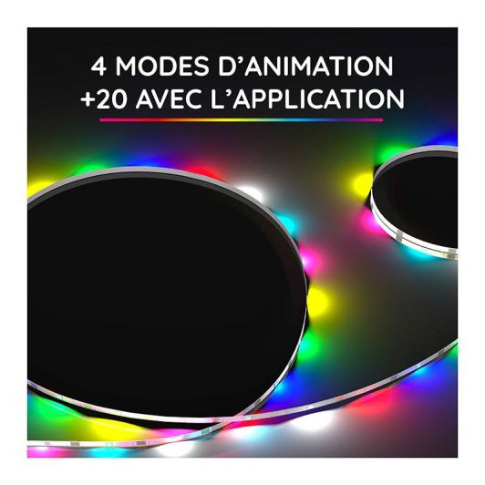 R-MUSIC RGB LED Strip 3m Connected